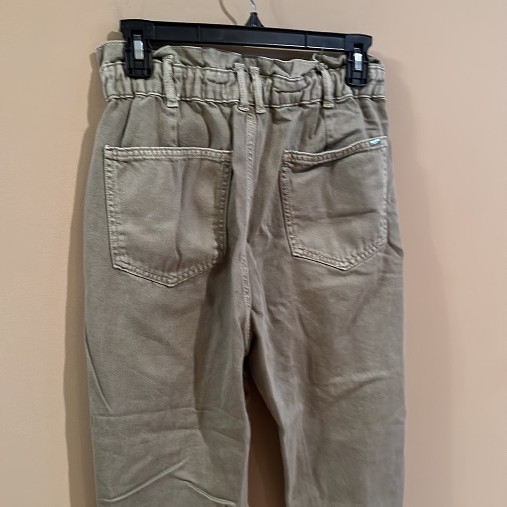 Zara barrel jean green trousers - Picture 3 of 3